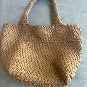 Parker & Hyde Tan Woven Shoulder Bag